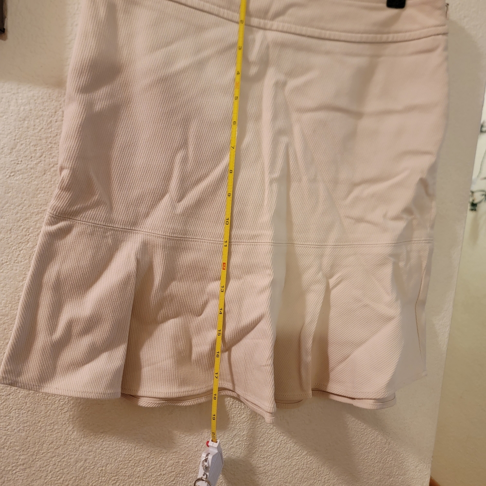 GAP Light Cream Stretch Skirt - Picture 4 of 5